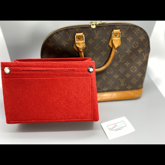 Small Pink Purse Organizer - Fits Alma, Speedy 25 - Picture 6 of 7